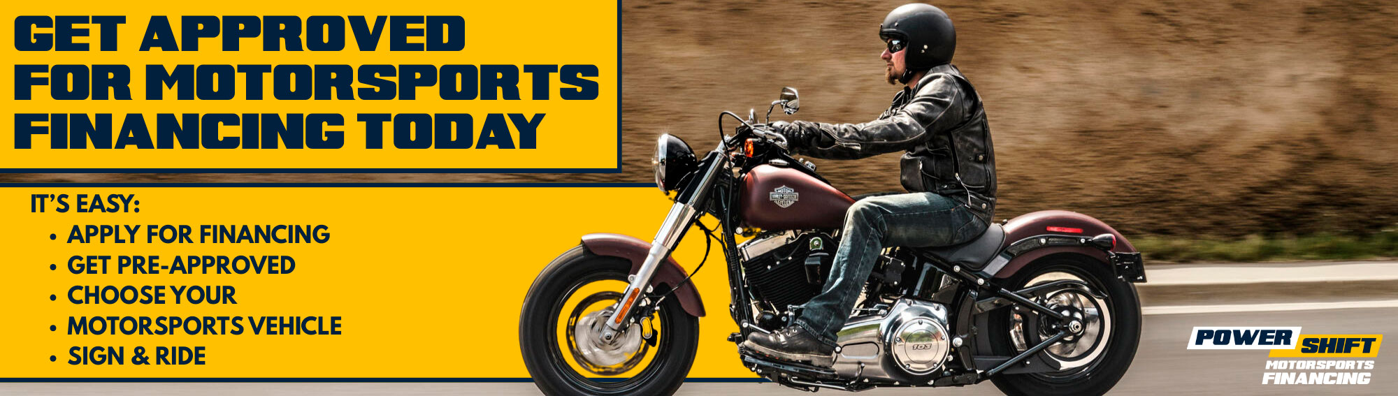 Get Approved for Motorsports Financing Today